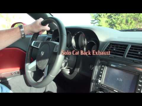 Solo MACH X-3 Catback on Challenger SRT8