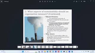 Managing Sustainability   Sustainability Metrics