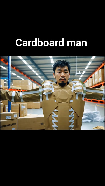 iron man transformation cardboard man #marvel #ironman #avengers