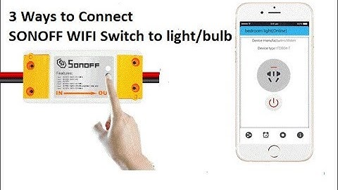 Connect lights with Sonoff WiFi Switch & operate by Alexa Voice Commands