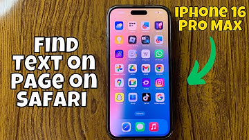 How to Find Text on Page on Safari on iPhone 16 Pro Max (Tutorial)