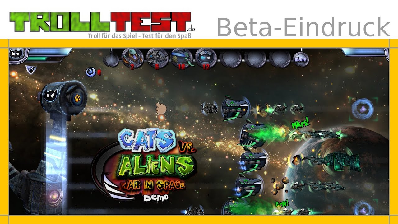 Cats vs. Aliens: War in Space (PC, Demo): Kostenlose Demo für