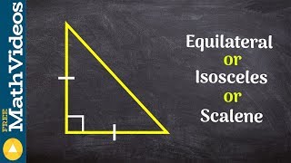Classifying triangles how to classify a triangle based on the sides of the triangle ex 6