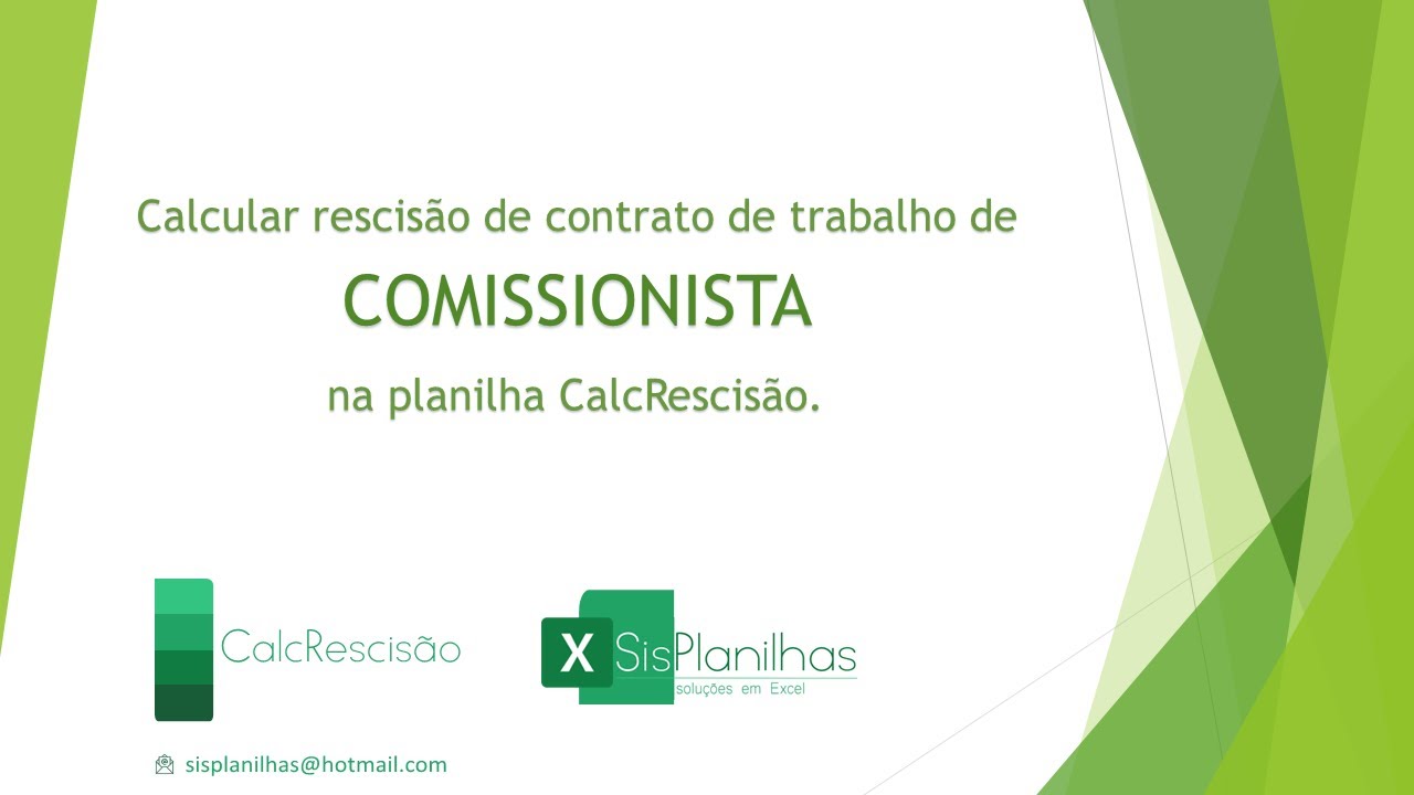 Cálculo de Rescisão de Comissionista