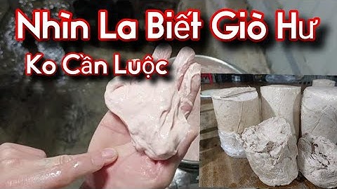 Nguyên Nhân Xay Giò Luạ Không Đạt!  Ở Đây Đã Có Câu Trả Lời 2024