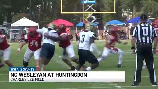Missed field goal costs Huntingdon in 1-point loss to N.C. Wesleyan