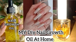 Nail Growth Oil At Home | घर पर बनाये नाखुन बढ़ाने वाला तेल |💅 nail growth oil😱