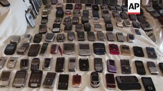 Vintage mobile phone collection holds 1000's of sentimental texts