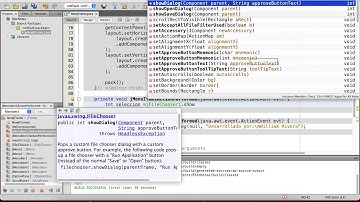 Sencillo bloc de notas en Java NetBeans
