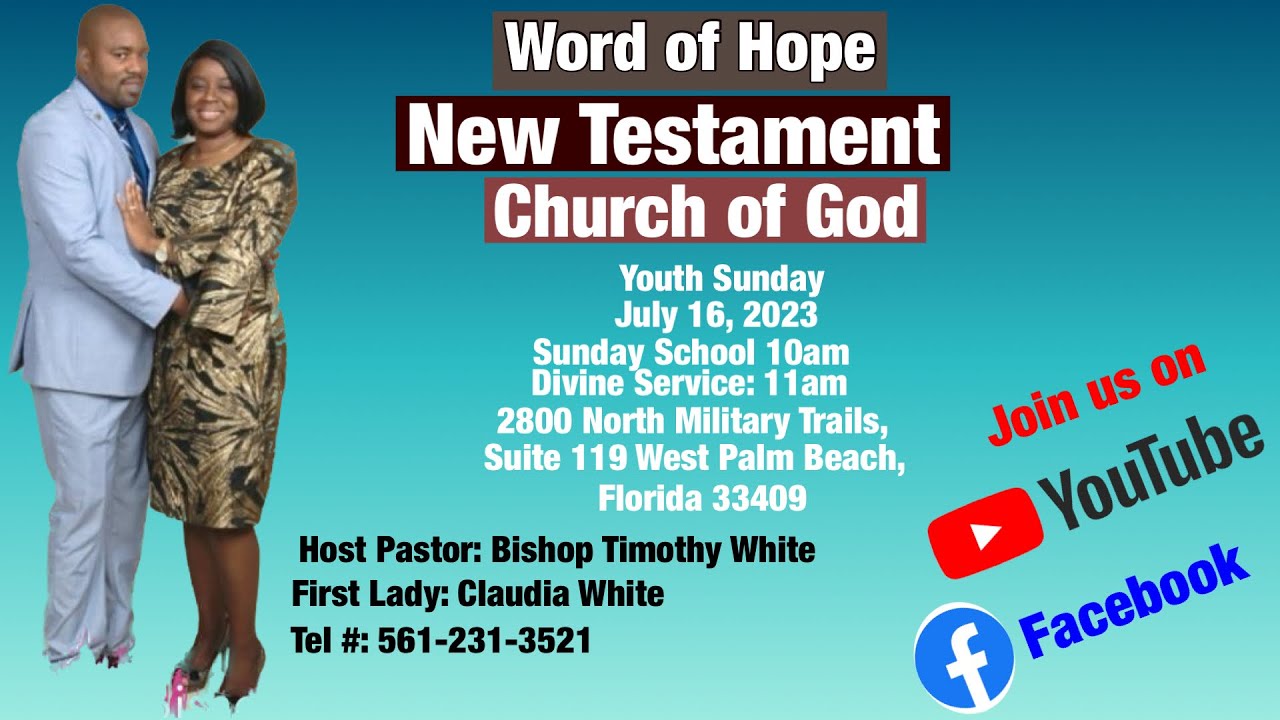 divine-worship-service-youth-sunday-july-16-2023-bishop-timothy