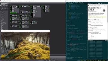 SuperCollider and Isadsora OSC Experiments