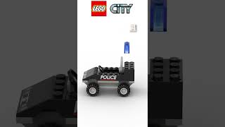 LEGO Police car in Police Headquarters set [6332, Realesed in 1998] Speed building