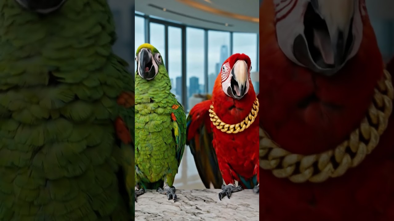 Talking Parrots Roast American Costs 😂 | Dark Comedy Short USA 