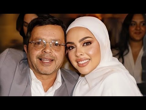 حفل زفاف بنت محمد هنيدي ودموع الفرحة منها ومن والدها ورقصه علي اغنية كاجولوه رقص كل اللي في الفرح