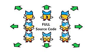 Animated Moving Sprite in 360 Degrees [All Directions] - Android Studio Tutorial (Source Code)