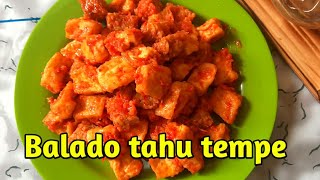TAHU TEMPE BALADO SIMPLE & ENAK