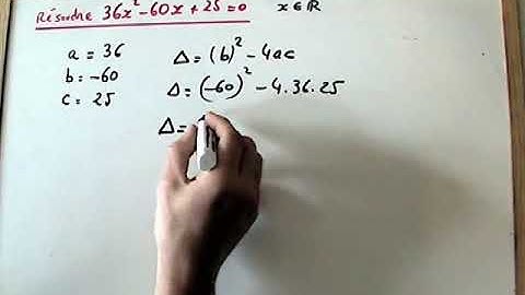 Astuce : résoudre une équation du second degré avec le discriminant - première