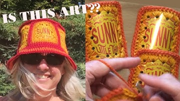 Why I 💜 Beer Can Hats | My Art/Craft Philosophy + Crochet Time