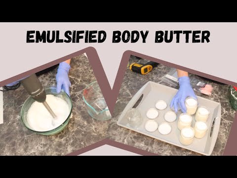 How I Make Emulsified Hemp Body Butter