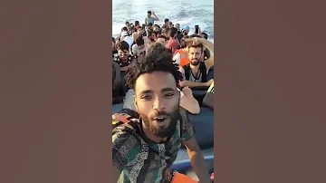 وصول شاب سوداني عبر السمبك الى إيطاليا 