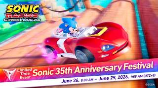 Sonic Racing CrossWorlds: 35th Anniversary Festival Part 2!