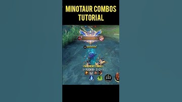 ✅ MINOTAUR COMBOS TUTORIAL #mobilelegends #mlbb#minotaur