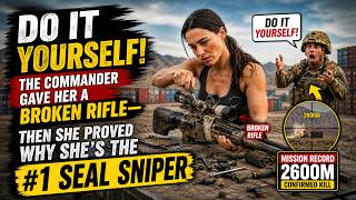 “Do It Yourself!” The Commander Gave Her A Broken Rifle—Then She Proved Why She’s The #1 SEAL Sniper