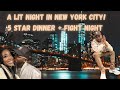 VLOG: A Lit Night In New York City | Eating Like Jay-Z &amp; Beyonce + Fight  Night | DOPEDJ