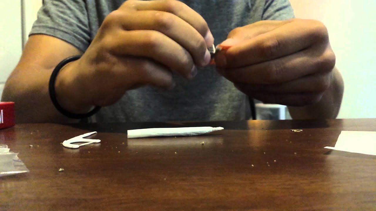 Rolling Up a Joint With - C
