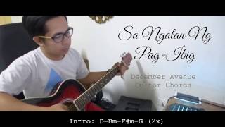 Sa Ngalan ng Pag-ibig - December Avenue (Guitar Chords)  + Lyrics chords