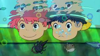 Ponyo Relaxing Playlist 🦀 On The Cliff By The Sea Full SoundTrack [ 崖の上のポニョ]  🌊