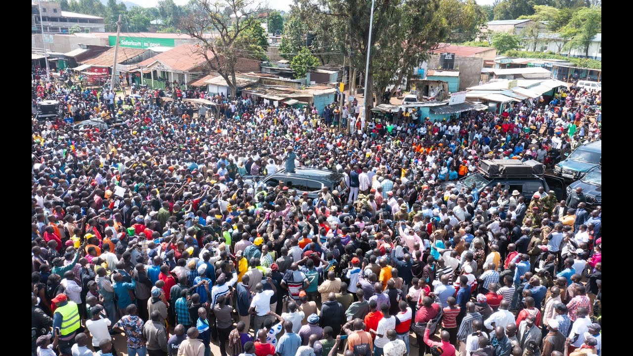 LIVE🔥 PRESIDENT RUTO AND HIS TROOPS STORMS MAKUTANO ,MERU TOWN ,NYOTA LAUNCH!