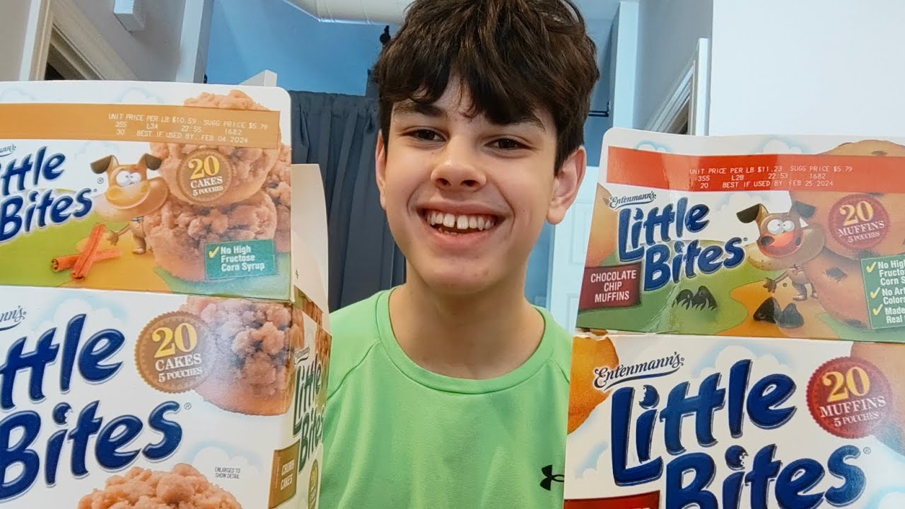 crumb cake little bites Vs. chocolate chip little bites YouTube