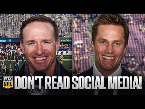 Tom Brady gives broadcasting advice to Drew Brees 🤝 Go Head-to-Head in NFL Trivia | FOX NFL Sunday