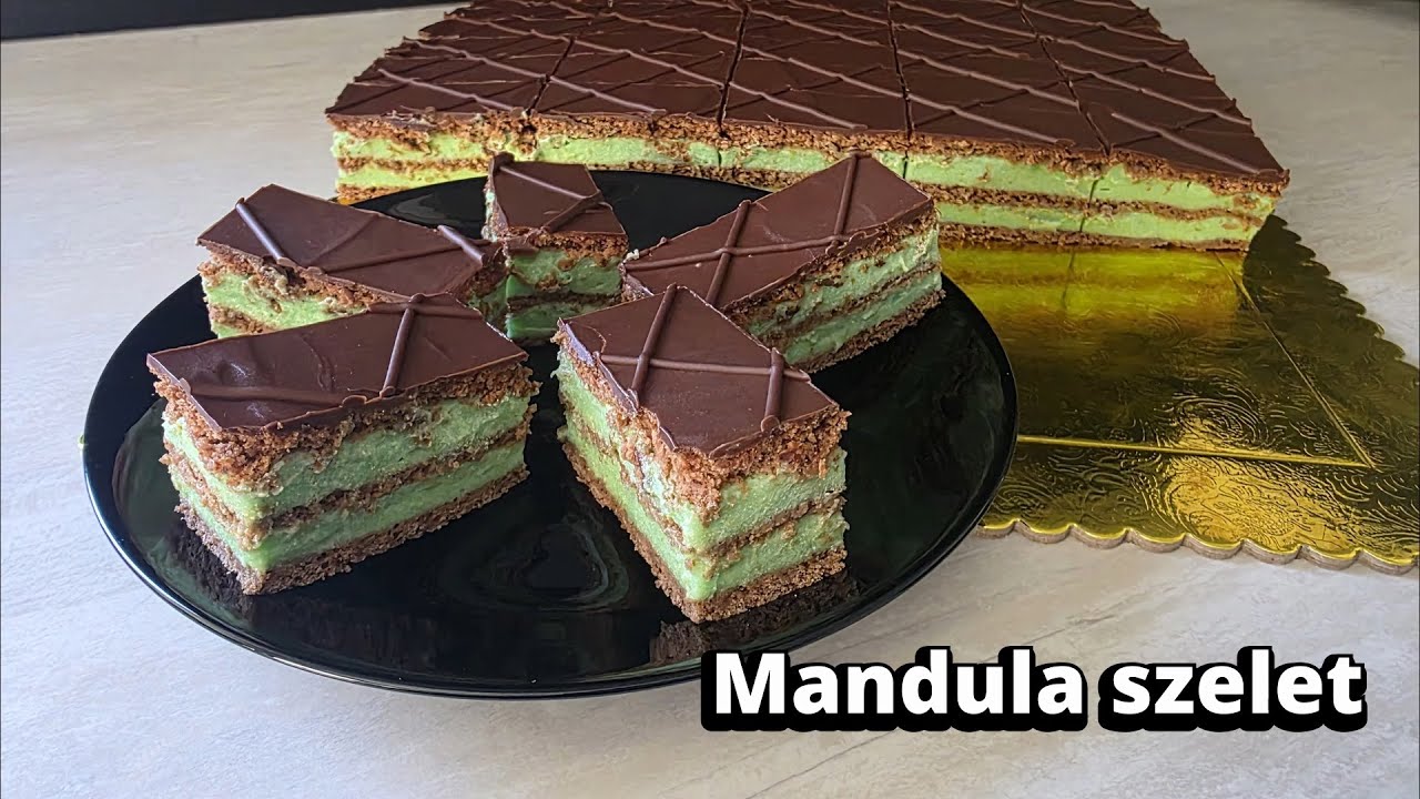 Mandula szelet 🌸💖