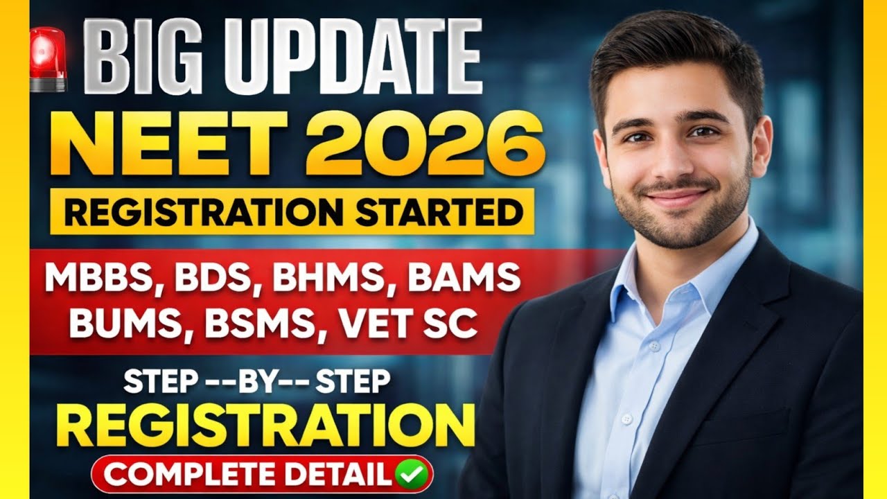 NEET 2026 Big Update 🔥 NEET Counselling 2026 Registration Process Step by Step | NEET-UG 2026 Form🚨