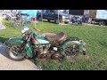 Hunting harley's, 1941 FL Knucklehead original paint factory two tone