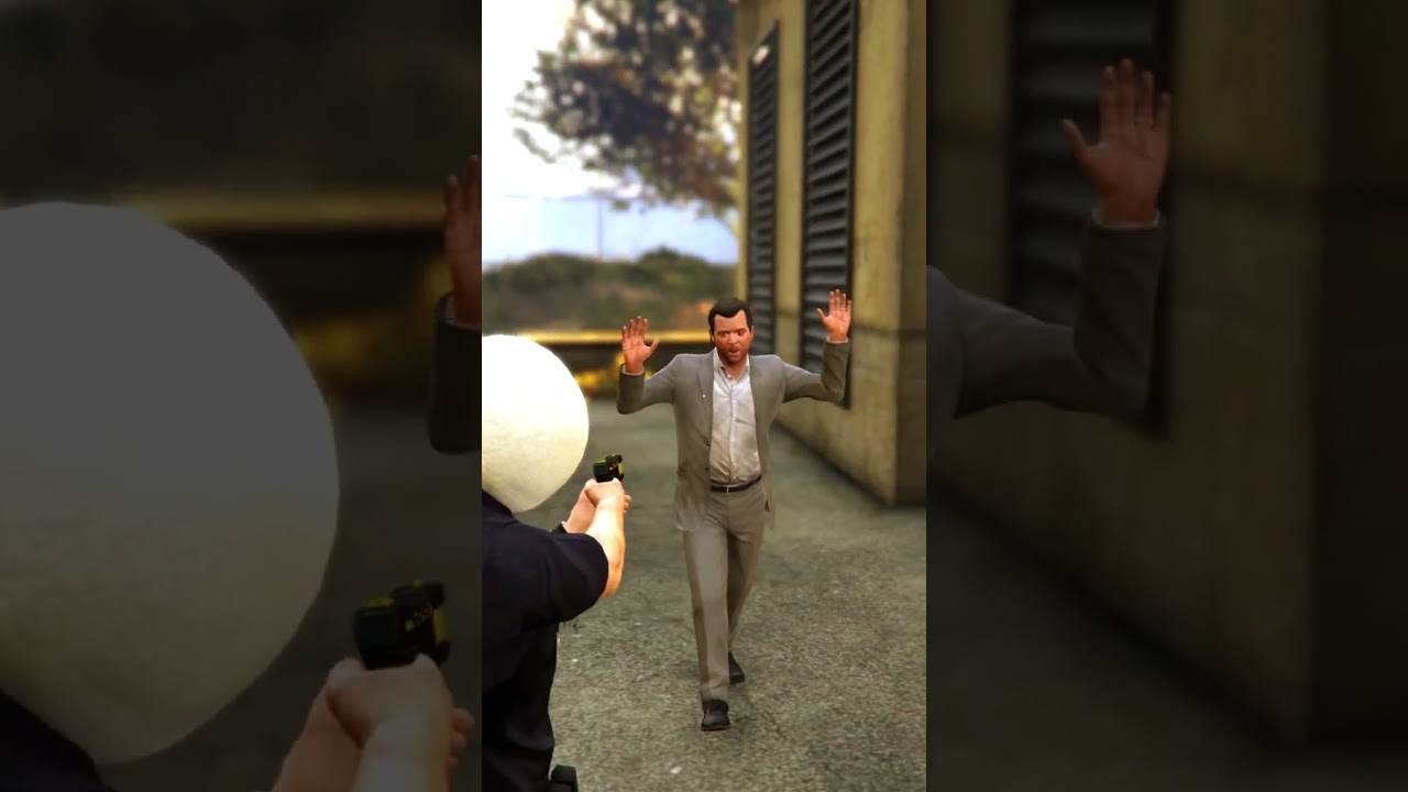 Arresting Micheal #gtav #gta5 #gtarp