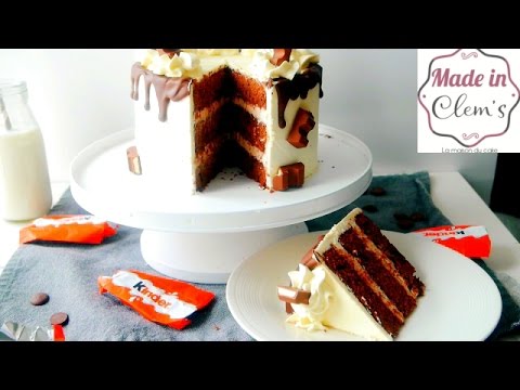 Layer Cake Kinder Chocolat Youtube