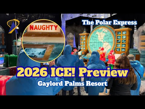First Look Inside ICE! Featuring The Polar Express! 🚂