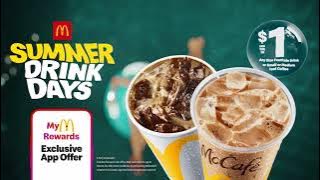 McDonald’s Summer Drink Days are on now