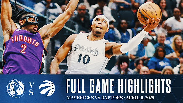 Dallas Mavericks Highlights vs. Toronto Raptors | April 11, 2025