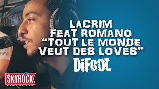 Lacrim feat. Romano "Tout le monde veut des lovés" en live #LaRadioLibre