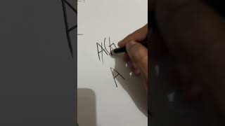 AG name logo design #youtubeshorts #logo #shorts #short #art #shortsvideo