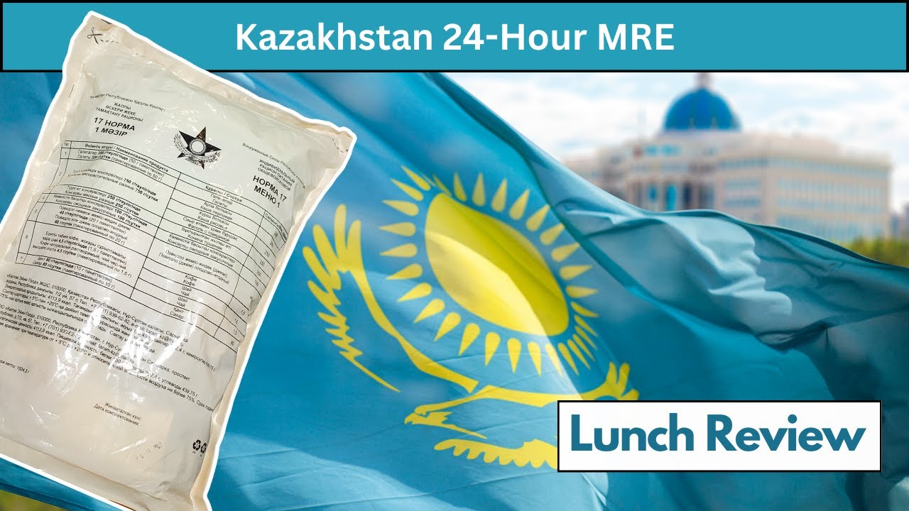 Ration De Survie Militaire Halal Du Kazakhstan – MRE Prêt à Manger, Valable Jusqu'en 2027