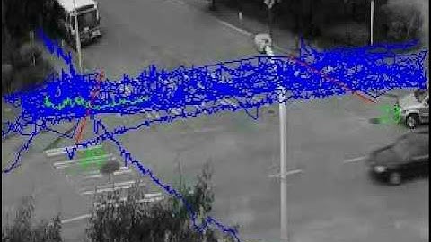 Video-Based Monitoring of Pedestrian Movements at Signalized Intersections