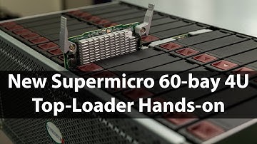 New Supermicro 60-bay 4U Top Loader Hands-on