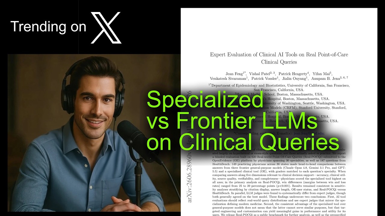 Specialized vs Frontier LLMs on Clinical Queries