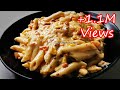 HOW TO MAKE PENNE PASTA IN CREAMY CHEESY WHITE SAUCE | PASTA IN WHITE SAUCE | WHITE SAUCE PASTA!!!