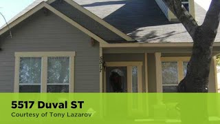 5517 Duval ST Austin, TX 78751 | Tony Lazarov | Search Homes for Sale